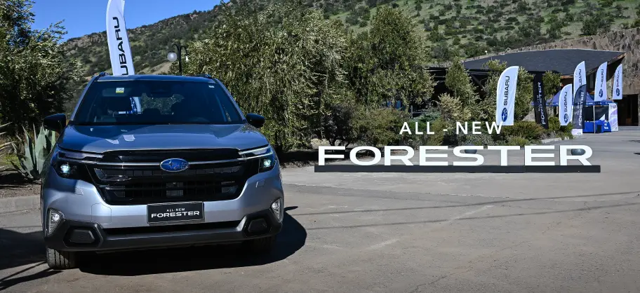 Subaru Forester en exposición al aire libre